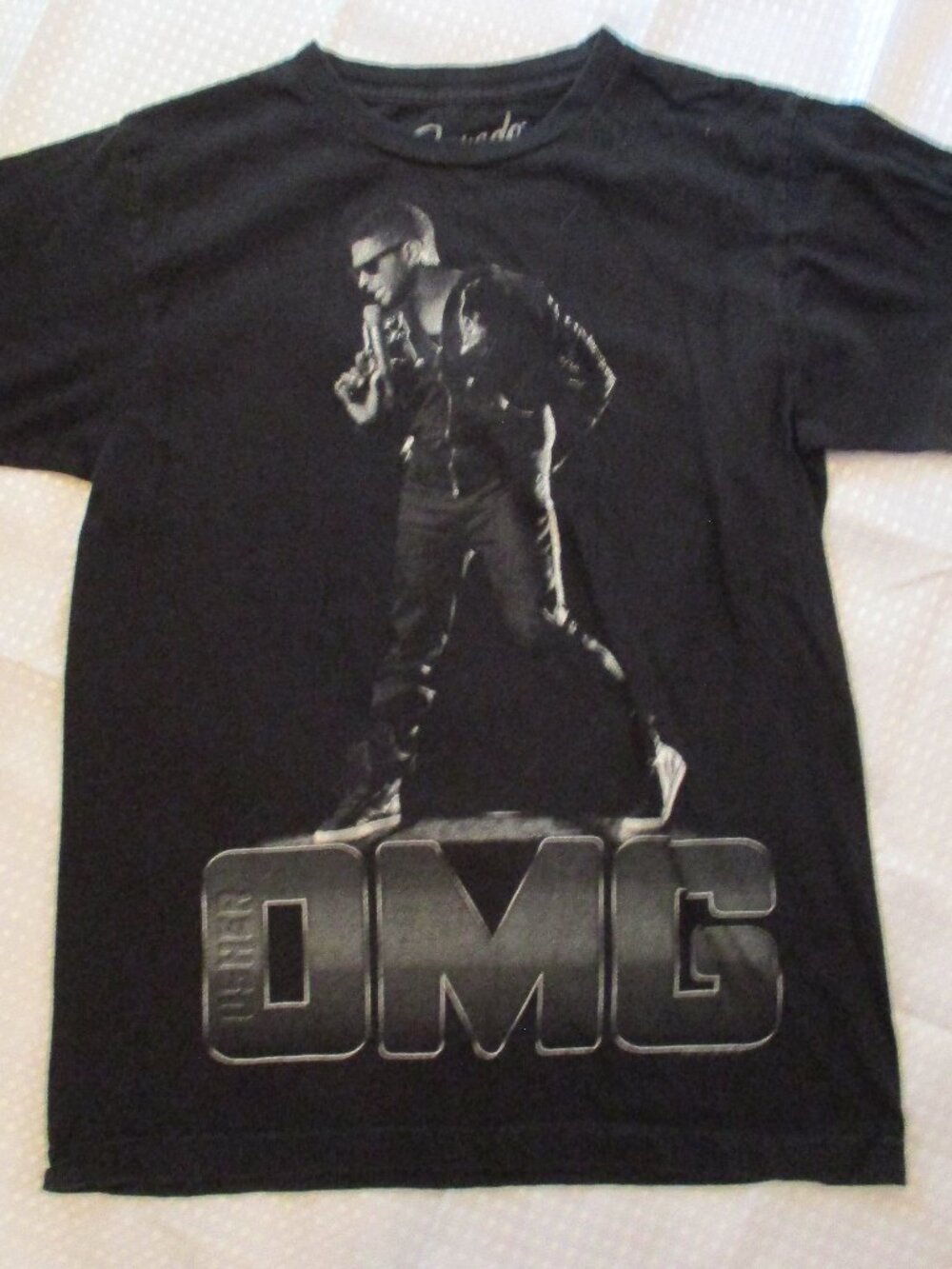 Usher OMG US Tour 2010 Concert R&B Music Hip Hop Rap T-Shirt Men's Sz S